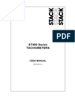 ST400 Series Tachometers: User Manual