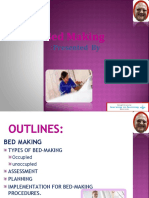 Bed Making Techniques for Occupied and Unoccupied Beds