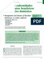 Manejo e enfermidades de quelonios brasileiros no cativeiro doméstico 