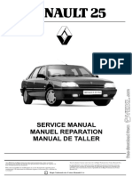 Renault 25 Service Manual