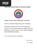 Research Action Plane For Doctoral Study