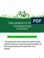 The Akshaya Patra Foundation: Assignment