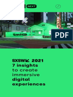 7 Insights To Create Immersive Digital Experiences TM1 in SXSW