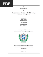 Analysis and Control of Traffic Using Artificial Intelligence