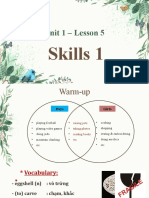 Unit 1 - Lesson 5: Skills 1