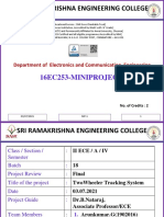 Sri Ramakrishna Engineering College: 16Ec253-Miniproject I