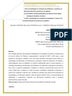 Análise das publicações sobre metodologia de resolução de problemas e temáticas na formação inicial de professores de química
