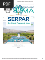 Clubes Zonales _ SERPAR - Servicio de Parques de Lima