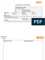 Assignment 1 Front Sheet: Qualification BTEC Level 5 HND Diploma in Computing Unit Number and Title Submission Date