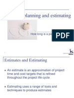 Project Planning and Estimating: How Long Is A Piece of String?