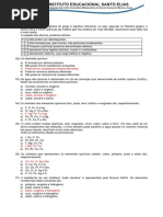 EXERCICIOS 1 ANO EM