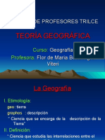 Teoría Geográfica