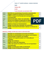 Répartition Annuelle 3ème Année Parcours