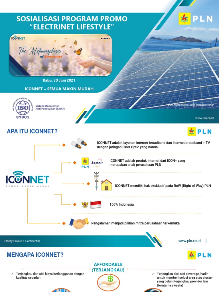 Promo Electrinet untuk Pelanggan ICONNET | PDF