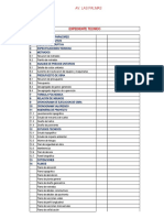 Check List Exp Tecnico Fiorela