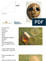 How To Make A Paper Mache Mask: Picture Tutorial