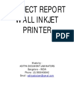Wall Inkjet Printer