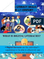 Digital Literacy Skills in The 21st Century Edtechl