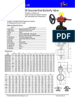 VBG12121-300PSI Grooved-End Butterfly Valve