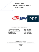 (KELOMPOK 2) Proposal Jamu Tradisional Kunyit Asam