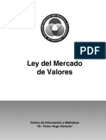 Ley Del Mercado de Valores: Centro de Información y Biblioteca "Dr. Víctor Hugo Hurtarte"