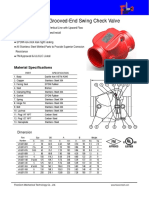 VCG01 - 350PSI Grooved-End Swing Check Valve