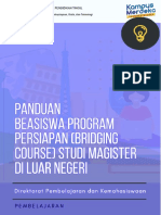 Panduan Beasiswa Program Bridging Course Studi Magister Di LN