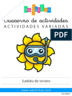 AV0023 Sudoku Verano Edufichas