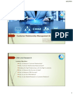 Customer Relationship Management & Research