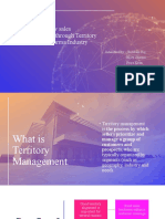 To Study and Review Sales Force Effectiveness Through Territory Management in Pharma Industry