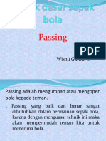 7 Teknik Dasar Passing