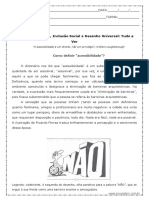 Atividade de Português Acessibilidade Interpretação de Texto 9º Ano Modelo Editável