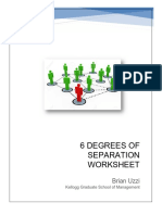 6 Degrees of Separation Worksheet