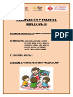 OBSERVACIÓN Y PRÁCTICA REFLEXIVA III. Act. 7. Relatoria