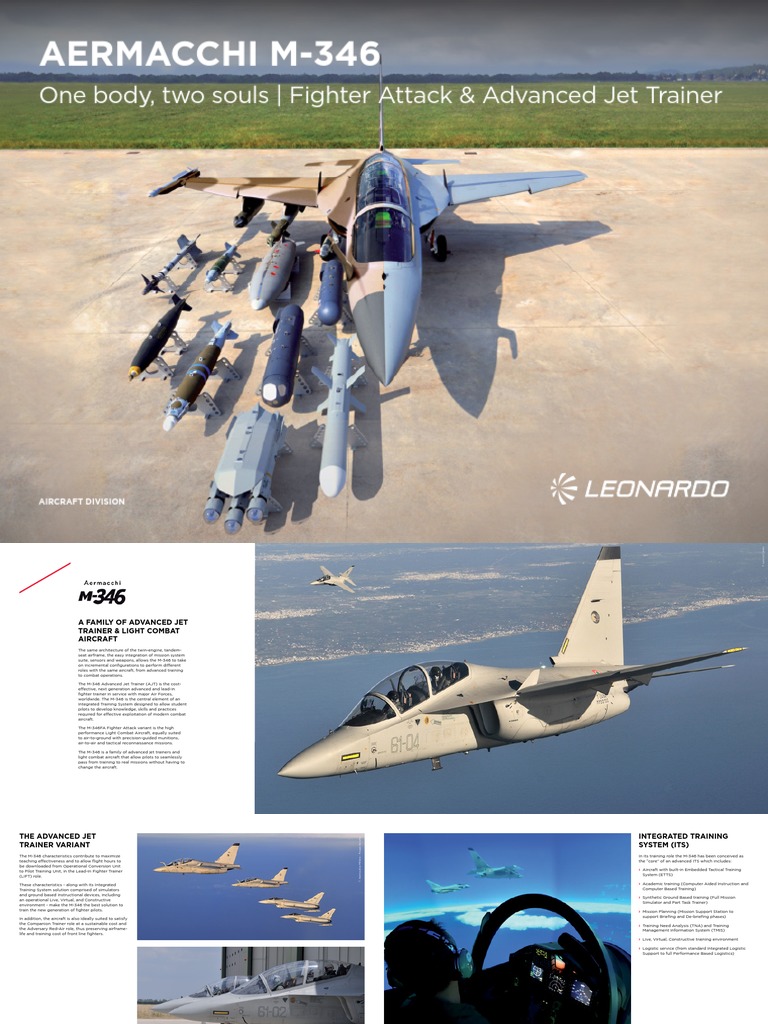 Aermacchi M-346 Brochure ENG New | PDF | Fighter Aircraft | Aircraft
