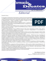 Informação e Debates - Informativo da AGIR Consultoria Jr. Ano 1, Nº 1,Março de 2011