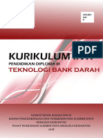 Kurikulum Inti DIII Teknologi Bank Darah