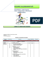 INTUITEXT 2019-2020 LLR CLS 4 Planificare Calendaristica