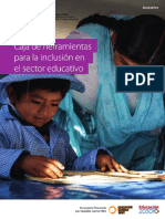 Caja de Herramientas Para La Inclusión en El Sector Educativo