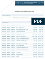 Contas de depósito de empresa mostram movimentos de quotas e pagamentos