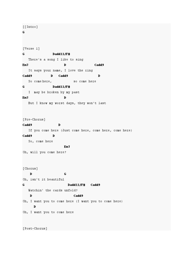 Renee's Song Chords | PDF