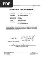 RF Exposure Evaluation Report