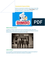 Presentación Empresa Bimbo