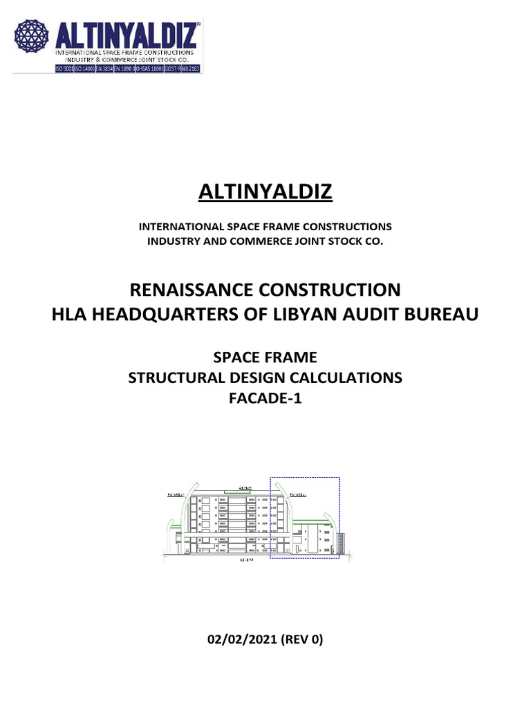 Facade Structural Design Calculations | PDF | Continuum Mechanics ...