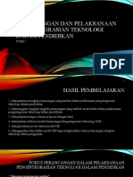 Topic 2 - PERANCANGAN DAN PELAKSANAAN PENGINTEGRASIAN TEKNOLOGI DALAM PENDIDIKAN