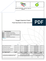 Tangguh Expansion Project: Project Specification For Main Control Building