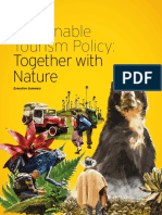 Sustainable Tourism Policy: Together With Nature: Executive Summary