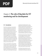 The Role of Big Data For ICT Monitoring and For Development: Measuring The Information Society Report 2014