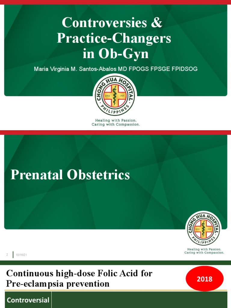 Ob-Gyn Controversies and Practice Updates | PDF | Preterm Birth ...