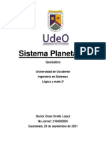 Informe Ejecutivo - Sistema Planetario - Derick